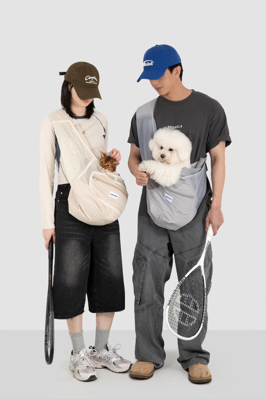 Breathable Mesh Crossbody Pet Bag