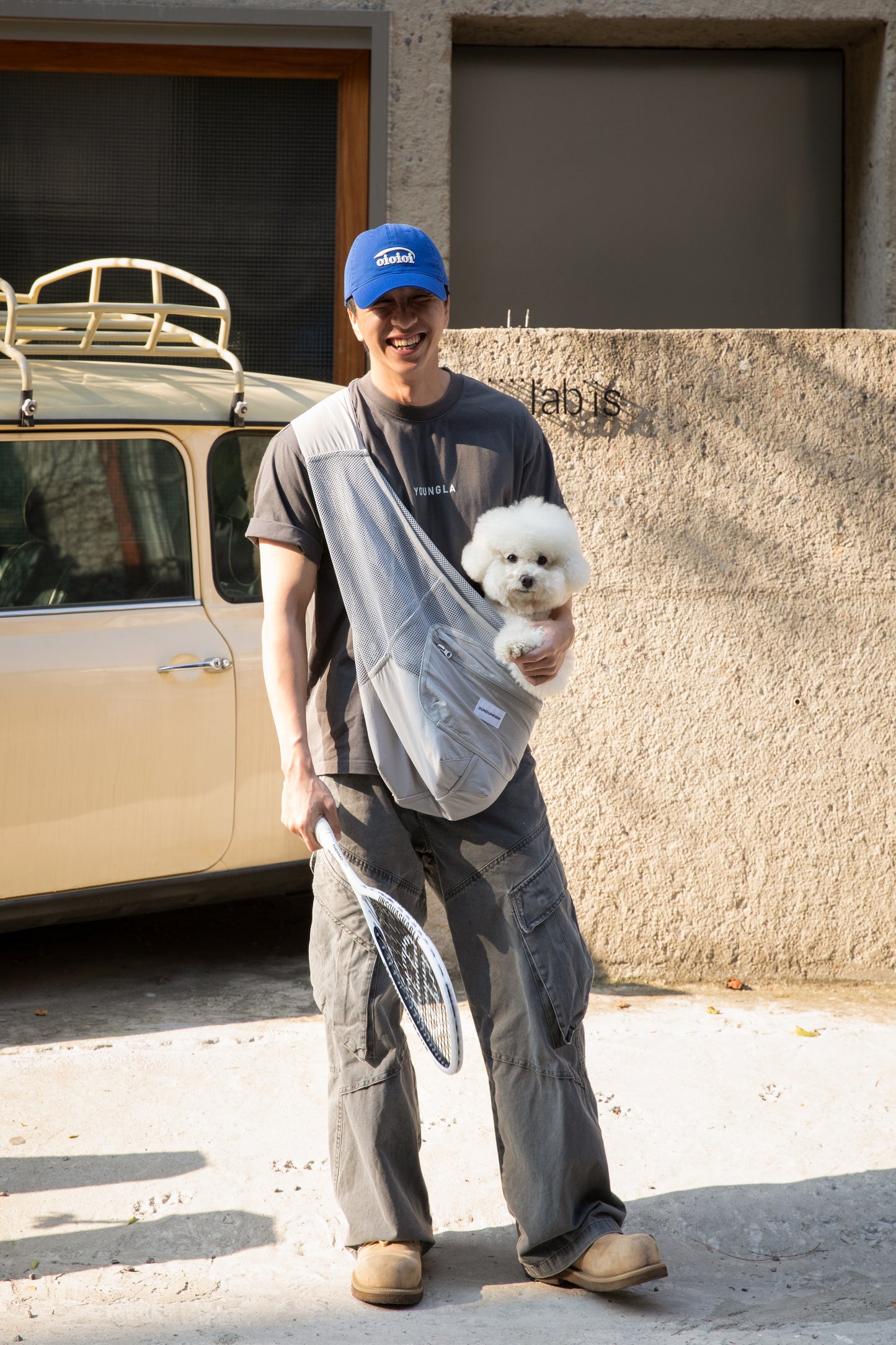 Breathable Mesh Crossbody Pet Bag