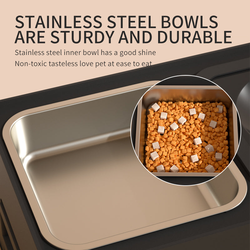 Adjustable Elevated Pet Bowl