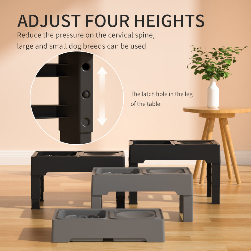 Adjustable Elevated Pet Bowl